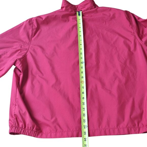 Tommy Hilfiger Golf Jacket Windbreaker Red Full Zip Lightweight Mesh Lined 2X - Picture 12 of 13
